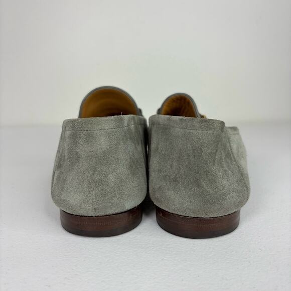 Gucci Loafers Suede Shoes Men’s UK 7.5 US 8 EU 42.5 Green Gray Horsebit Brixton - Picture 7 of 14